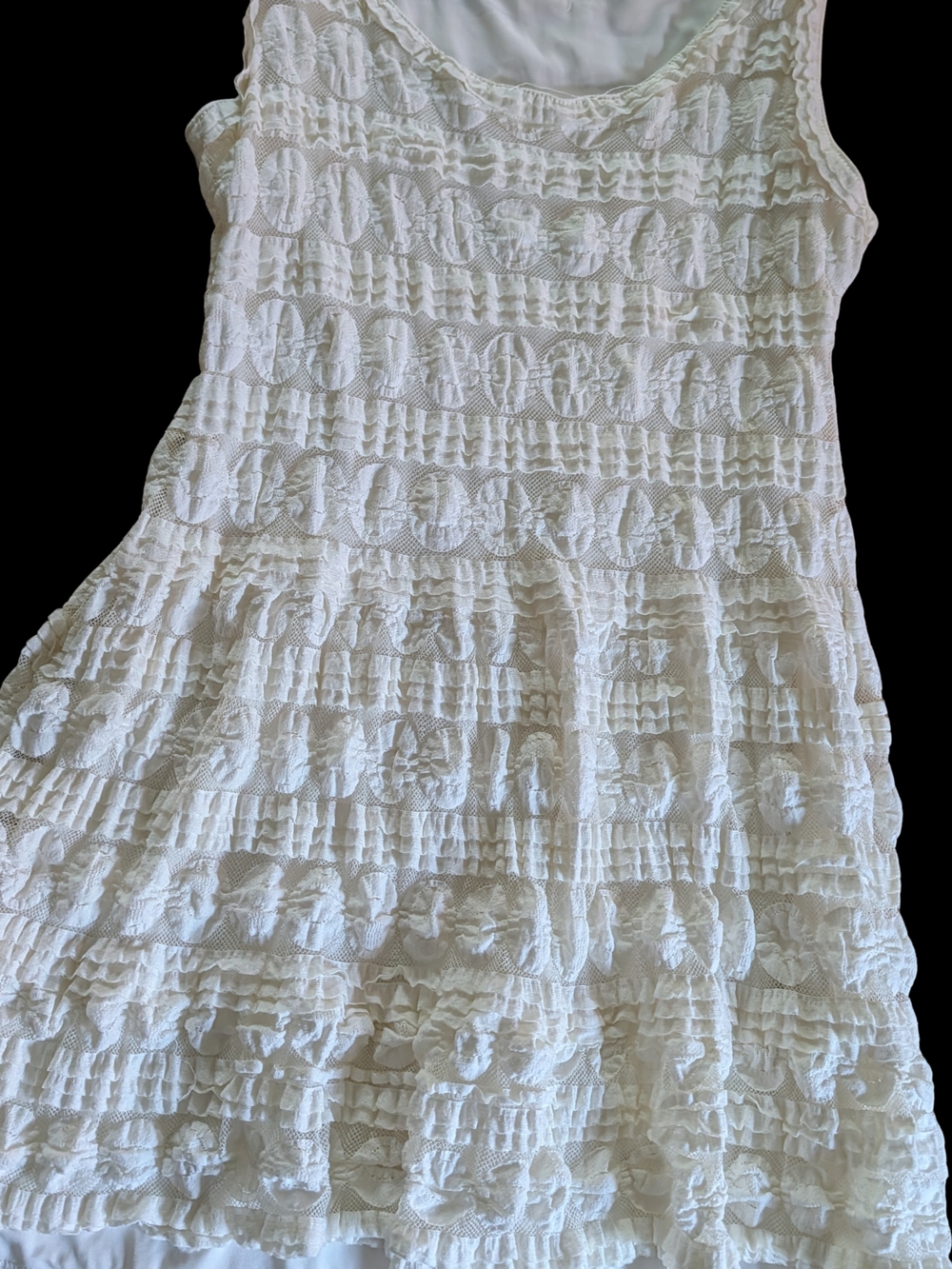 Sophie Max White Lace Midi Dress
